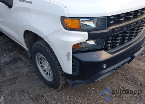 2021 Chevrolet Silverado 1500 4Wd Short Bed Wt z USA, uszkodzony, nr VIN 1GCUYAEF1MZ383851